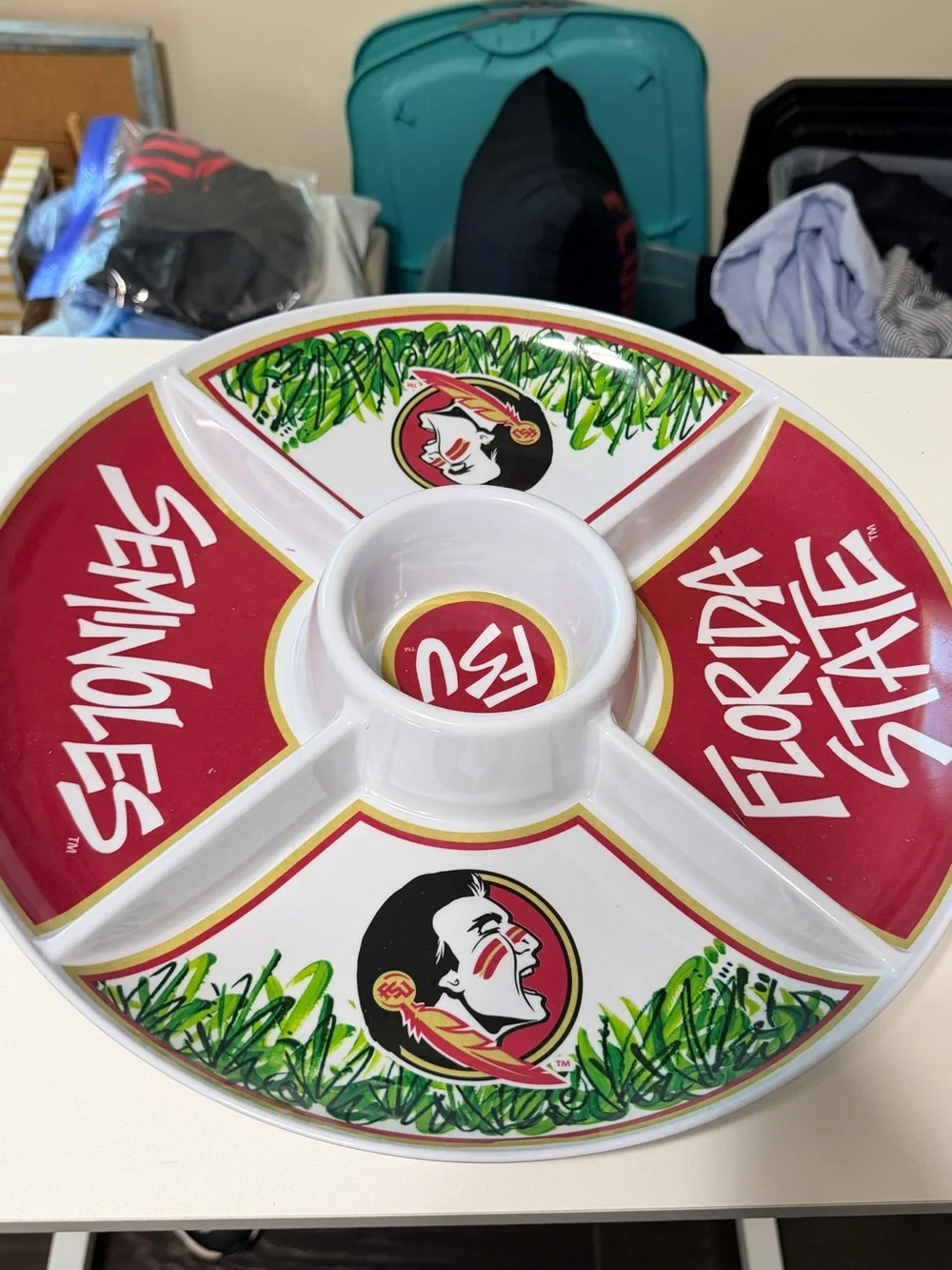FSU Sectioned Serving Tray